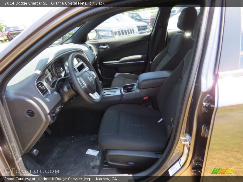 Granite Crystal Metallic / Black 2014 Dodge Charger SE