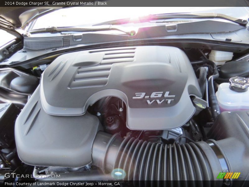 Granite Crystal Metallic / Black 2014 Dodge Charger SE