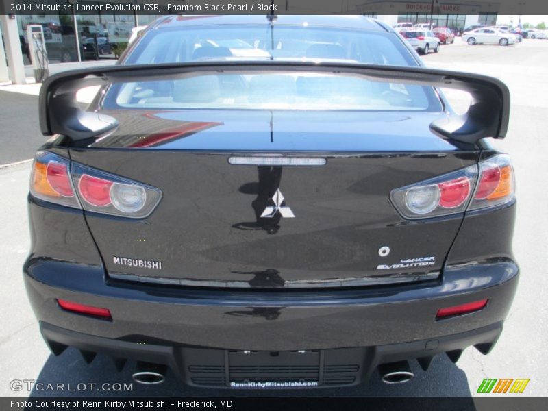 Phantom Black Pearl / Black 2014 Mitsubishi Lancer Evolution GSR