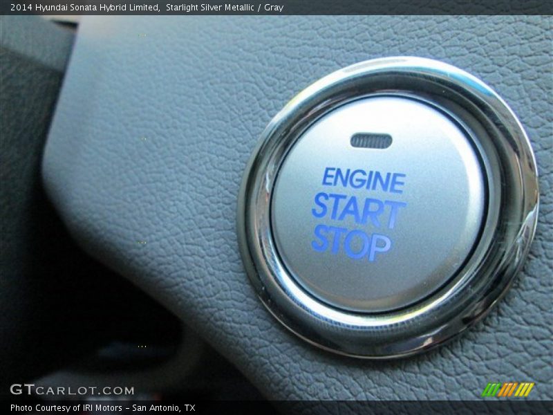 Starlight Silver Metallic / Gray 2014 Hyundai Sonata Hybrid Limited