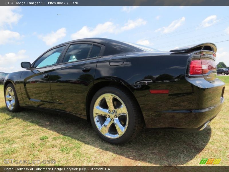 Pitch Black / Black 2014 Dodge Charger SE