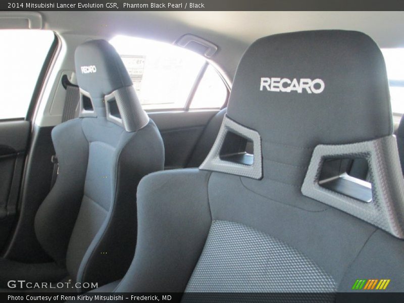 Phantom Black Pearl / Black 2014 Mitsubishi Lancer Evolution GSR