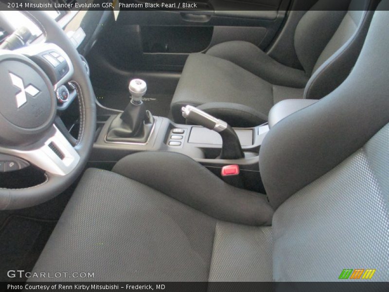 Phantom Black Pearl / Black 2014 Mitsubishi Lancer Evolution GSR