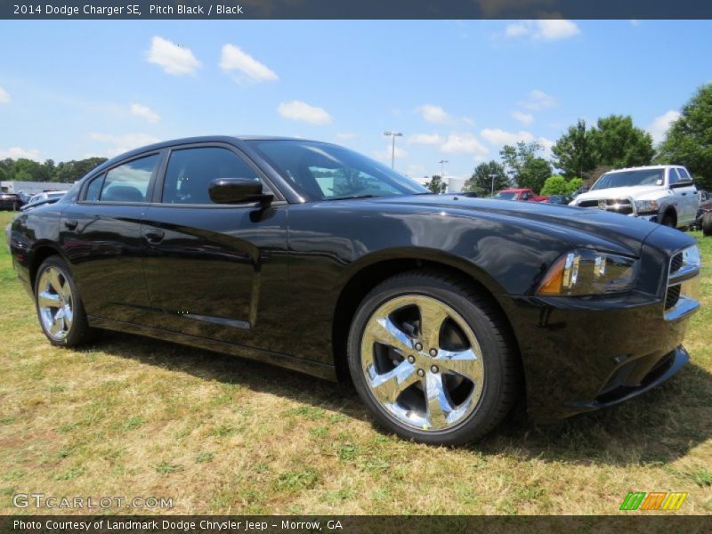 Pitch Black / Black 2014 Dodge Charger SE
