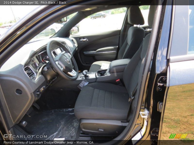 Pitch Black / Black 2014 Dodge Charger SE