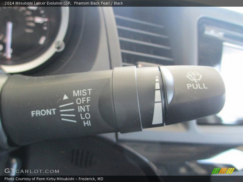 Phantom Black Pearl / Black 2014 Mitsubishi Lancer Evolution GSR