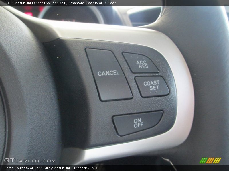 Phantom Black Pearl / Black 2014 Mitsubishi Lancer Evolution GSR
