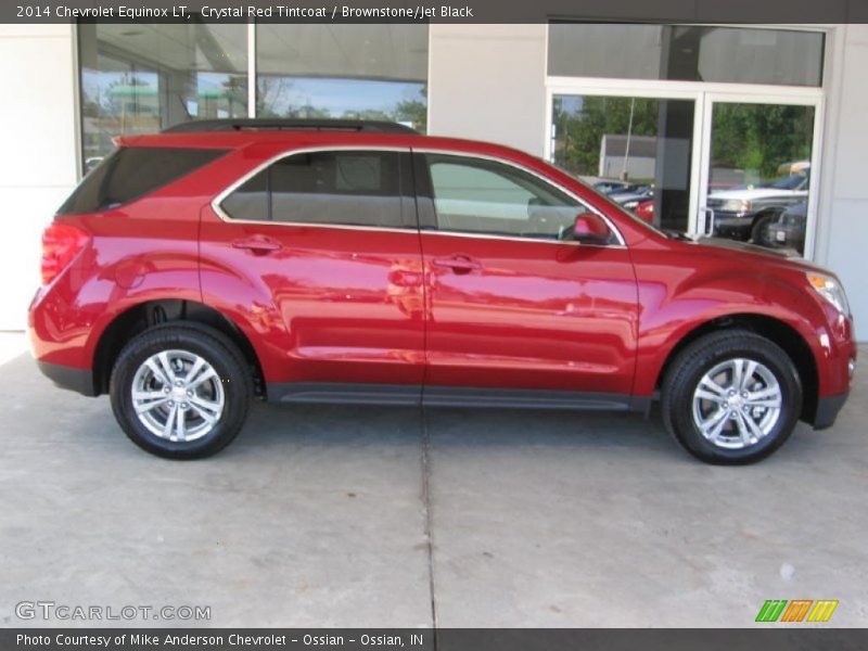 Crystal Red Tintcoat / Brownstone/Jet Black 2014 Chevrolet Equinox LT