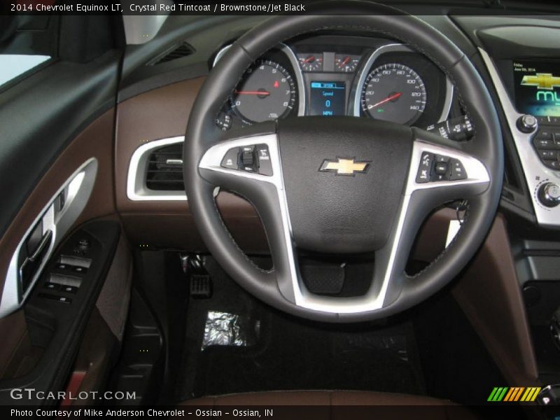 Crystal Red Tintcoat / Brownstone/Jet Black 2014 Chevrolet Equinox LT