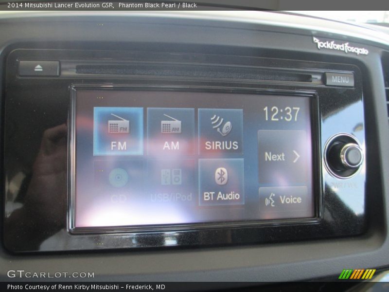 Phantom Black Pearl / Black 2014 Mitsubishi Lancer Evolution GSR