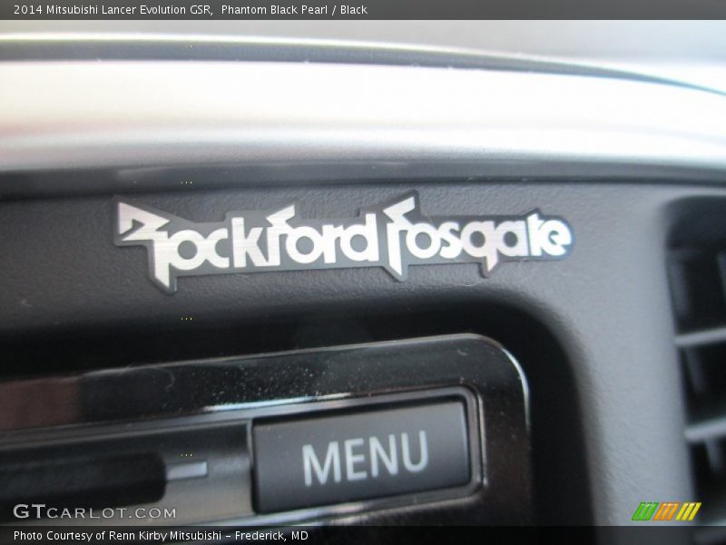 Phantom Black Pearl / Black 2014 Mitsubishi Lancer Evolution GSR