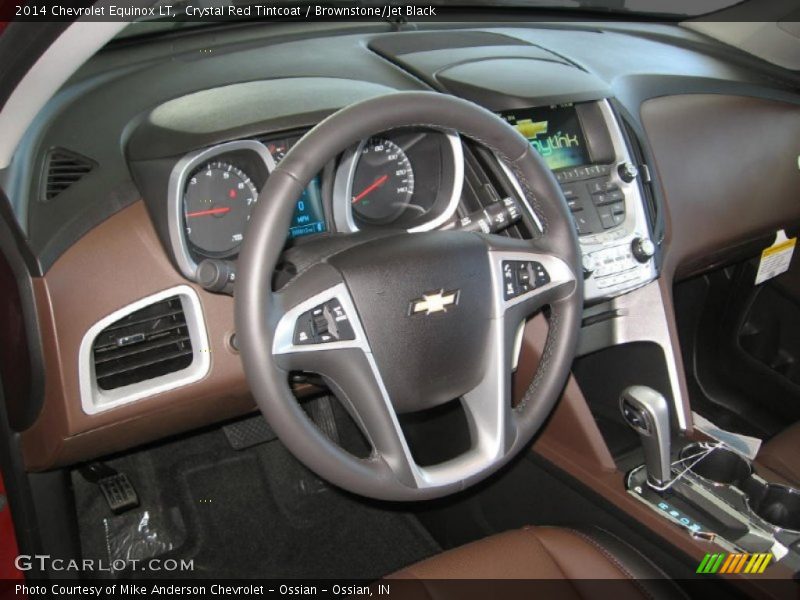 Crystal Red Tintcoat / Brownstone/Jet Black 2014 Chevrolet Equinox LT