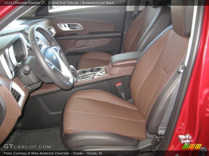 Crystal Red Tintcoat / Brownstone/Jet Black 2014 Chevrolet Equinox LT