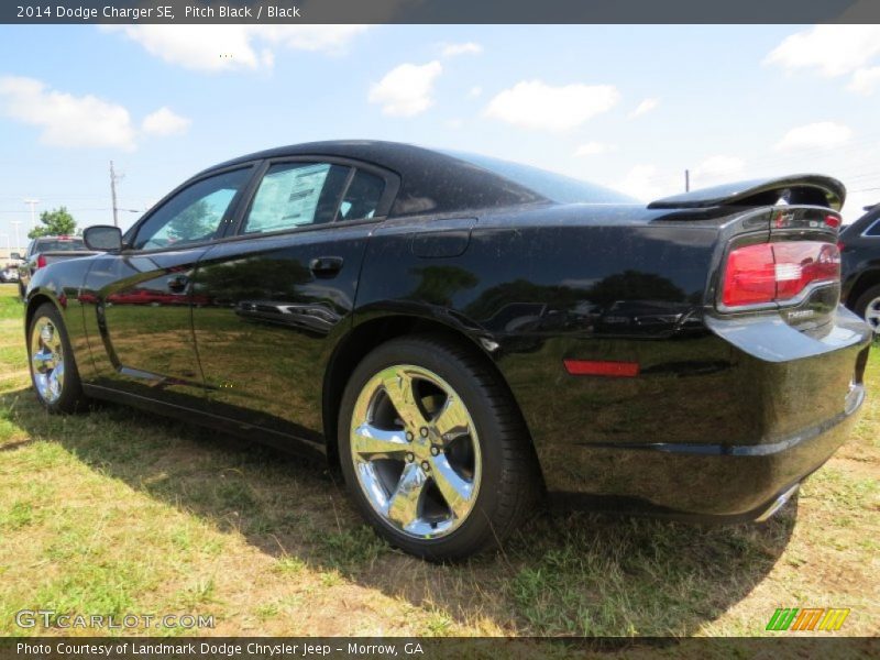 Pitch Black / Black 2014 Dodge Charger SE