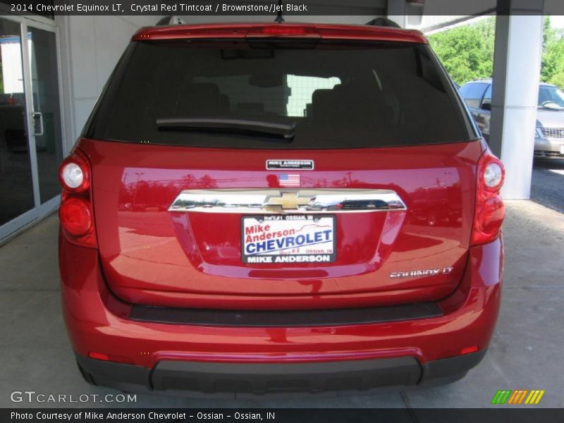 Crystal Red Tintcoat / Brownstone/Jet Black 2014 Chevrolet Equinox LT