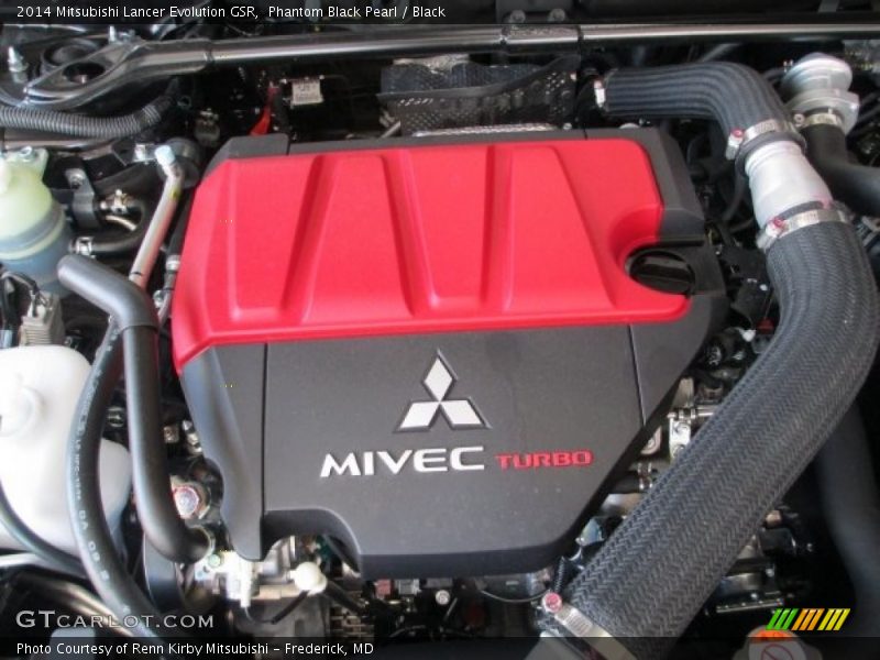 Phantom Black Pearl / Black 2014 Mitsubishi Lancer Evolution GSR