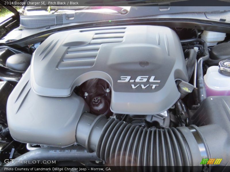 Pitch Black / Black 2014 Dodge Charger SE