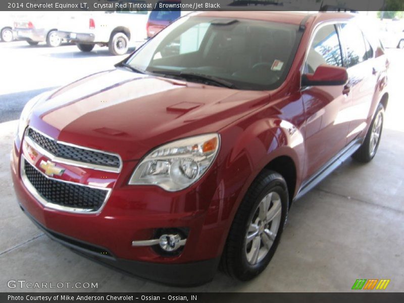 Crystal Red Tintcoat / Brownstone/Jet Black 2014 Chevrolet Equinox LT