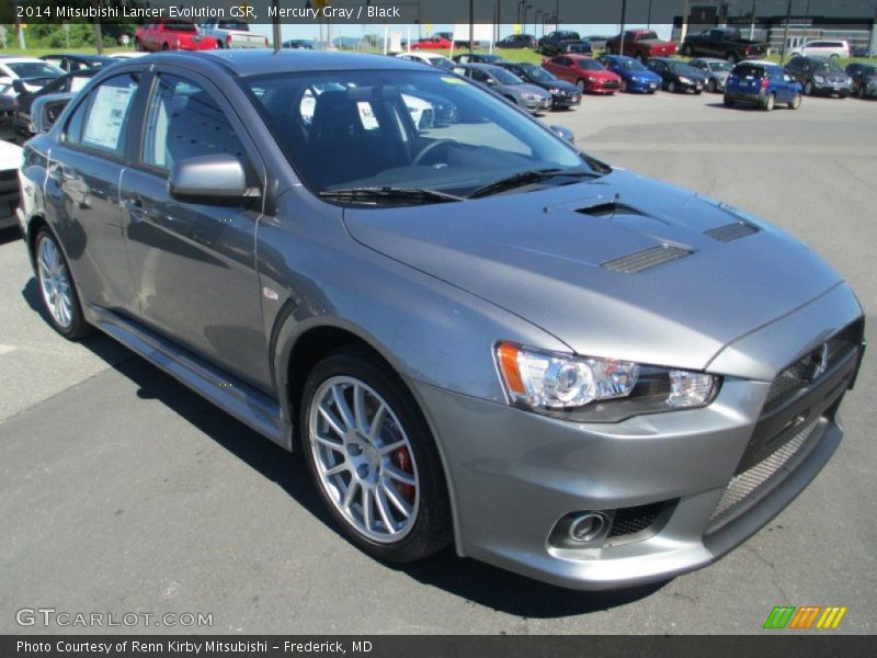 Front 3/4 View of 2014 Lancer Evolution GSR