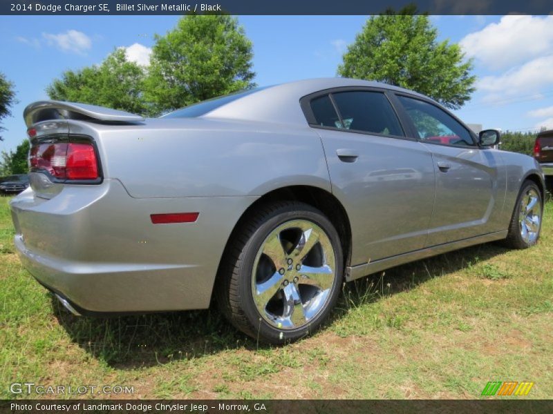 Billet Silver Metallic / Black 2014 Dodge Charger SE