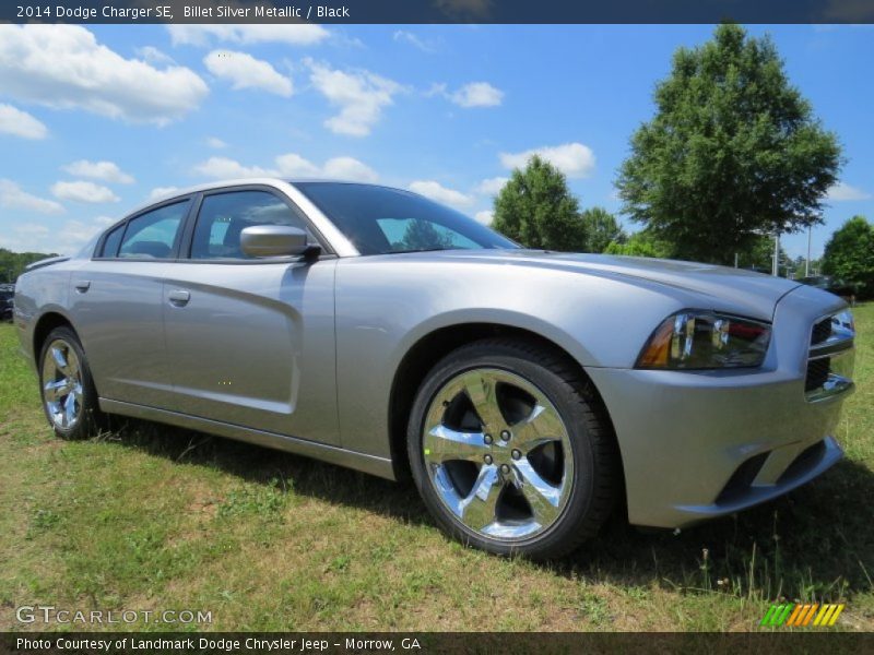 Billet Silver Metallic / Black 2014 Dodge Charger SE