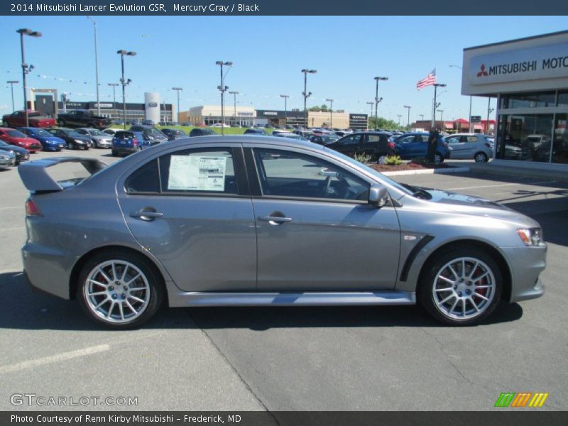  2014 Lancer Evolution GSR Mercury Gray