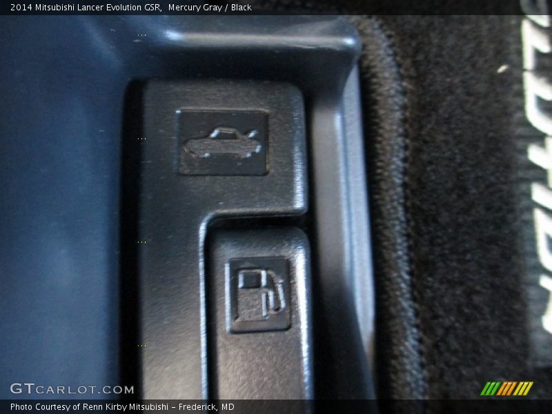 Mercury Gray / Black 2014 Mitsubishi Lancer Evolution GSR