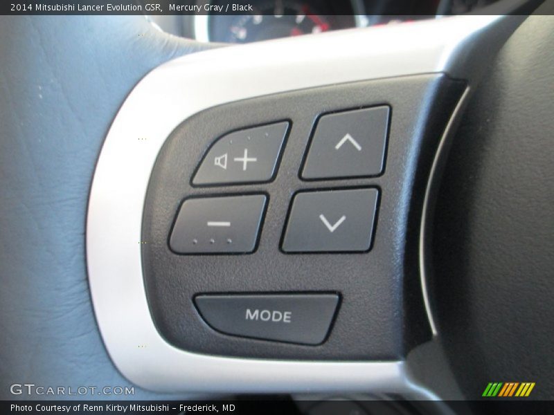 Mercury Gray / Black 2014 Mitsubishi Lancer Evolution GSR