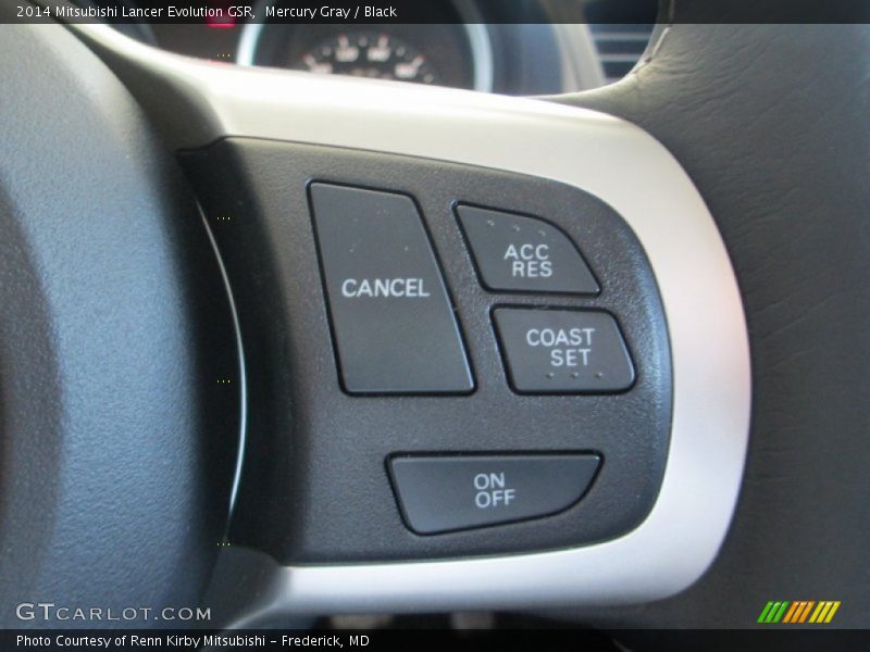 Mercury Gray / Black 2014 Mitsubishi Lancer Evolution GSR