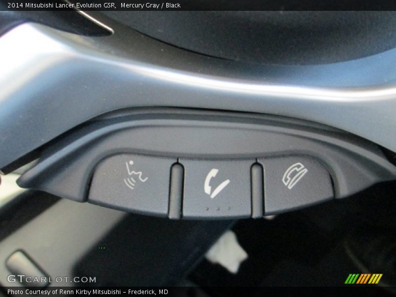 Mercury Gray / Black 2014 Mitsubishi Lancer Evolution GSR