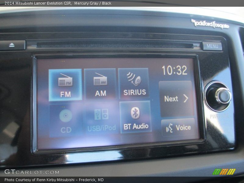 Mercury Gray / Black 2014 Mitsubishi Lancer Evolution GSR