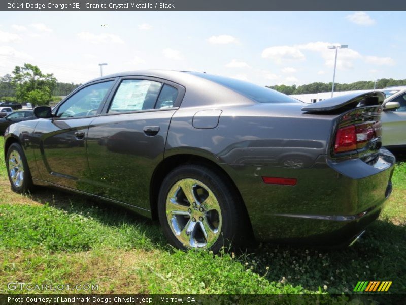 Granite Crystal Metallic / Black 2014 Dodge Charger SE