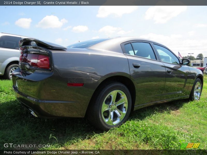 Granite Crystal Metallic / Black 2014 Dodge Charger SE