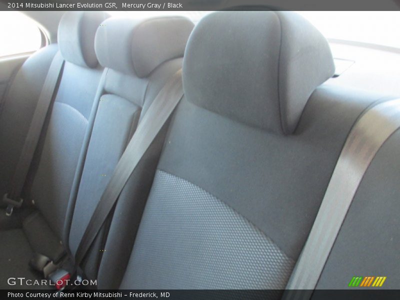 Mercury Gray / Black 2014 Mitsubishi Lancer Evolution GSR