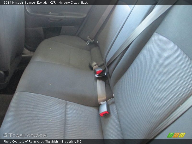 Mercury Gray / Black 2014 Mitsubishi Lancer Evolution GSR