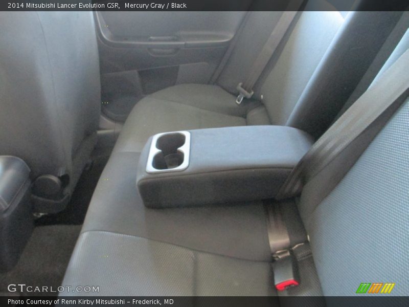 Mercury Gray / Black 2014 Mitsubishi Lancer Evolution GSR