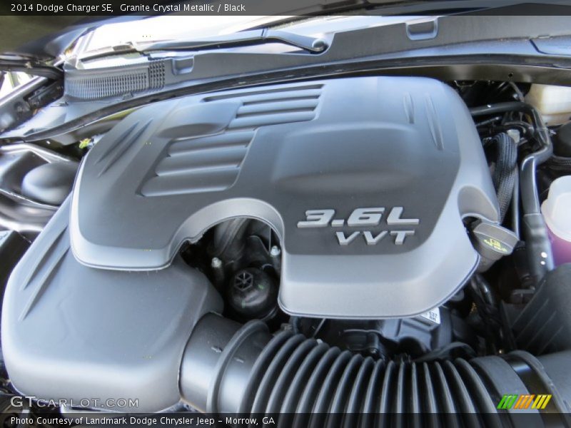 Granite Crystal Metallic / Black 2014 Dodge Charger SE