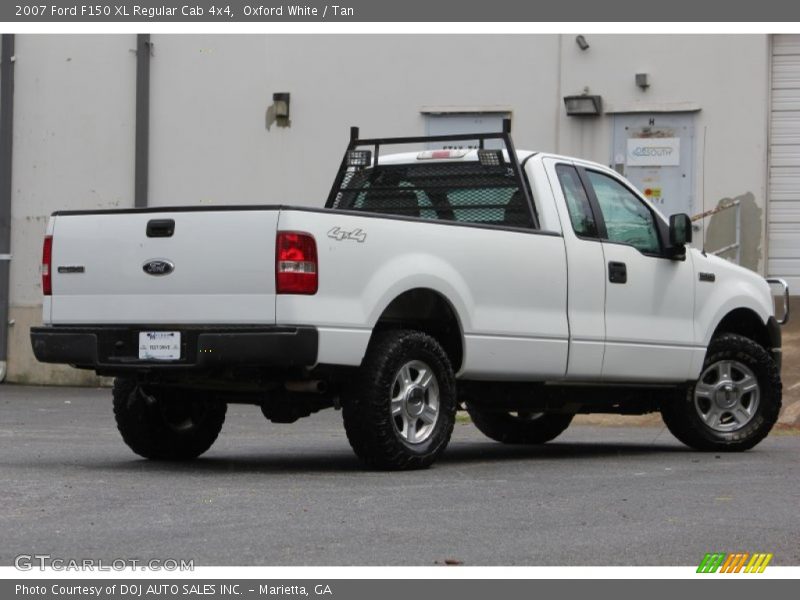 Oxford White / Tan 2007 Ford F150 XL Regular Cab 4x4