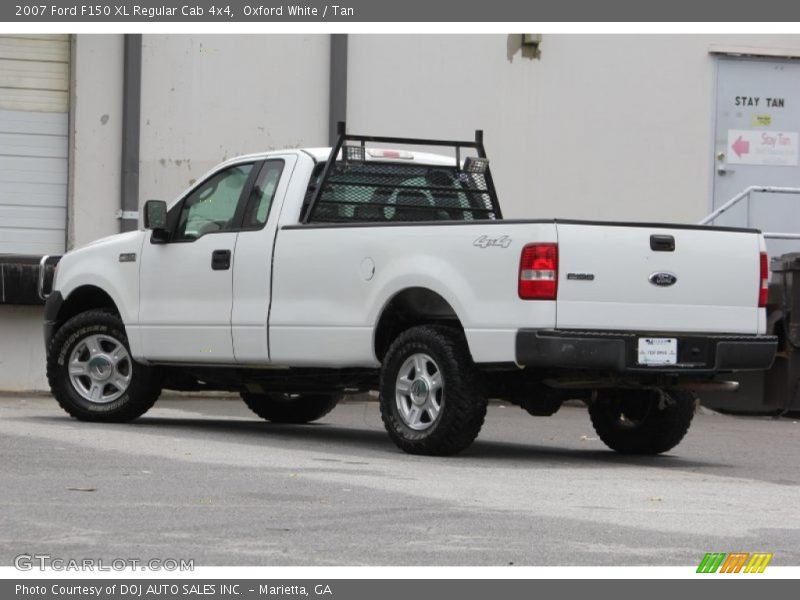 Oxford White / Tan 2007 Ford F150 XL Regular Cab 4x4