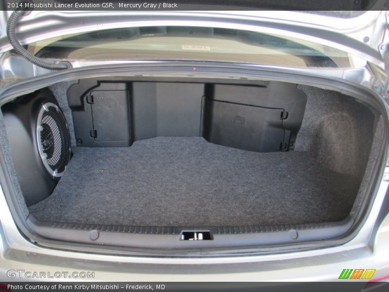 Mercury Gray / Black 2014 Mitsubishi Lancer Evolution GSR