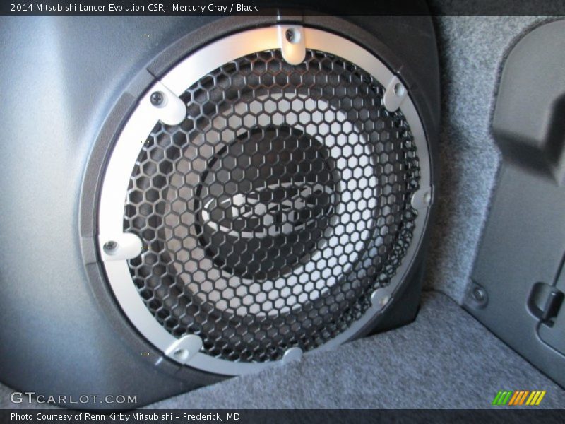 Mercury Gray / Black 2014 Mitsubishi Lancer Evolution GSR