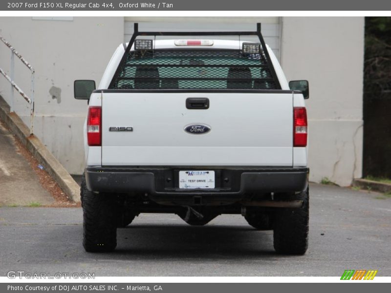 Oxford White / Tan 2007 Ford F150 XL Regular Cab 4x4