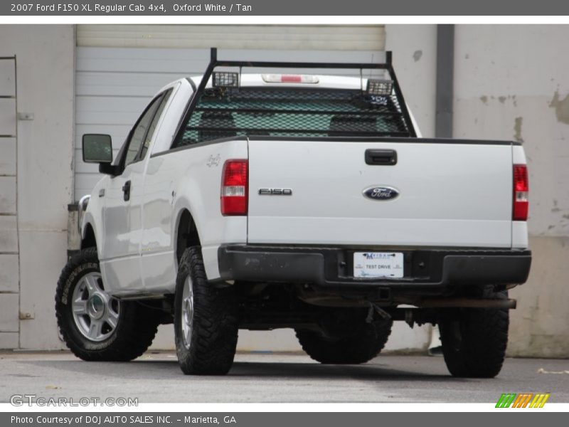 Oxford White / Tan 2007 Ford F150 XL Regular Cab 4x4