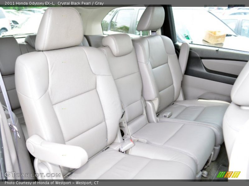 Crystal Black Pearl / Gray 2011 Honda Odyssey EX-L