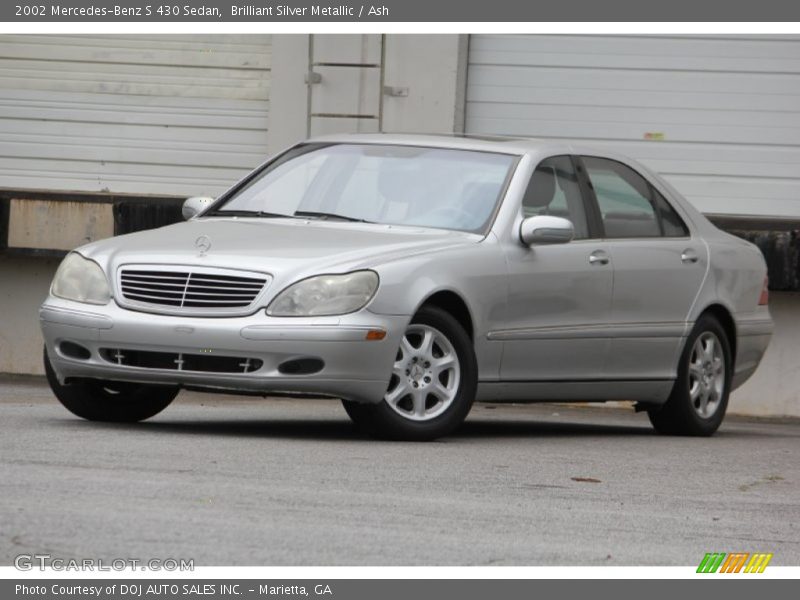 Brilliant Silver Metallic / Ash 2002 Mercedes-Benz S 430 Sedan