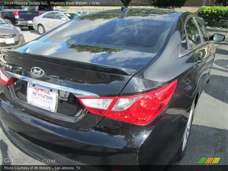 Phantom Black Metallic / Gray 2014 Hyundai Sonata GLS