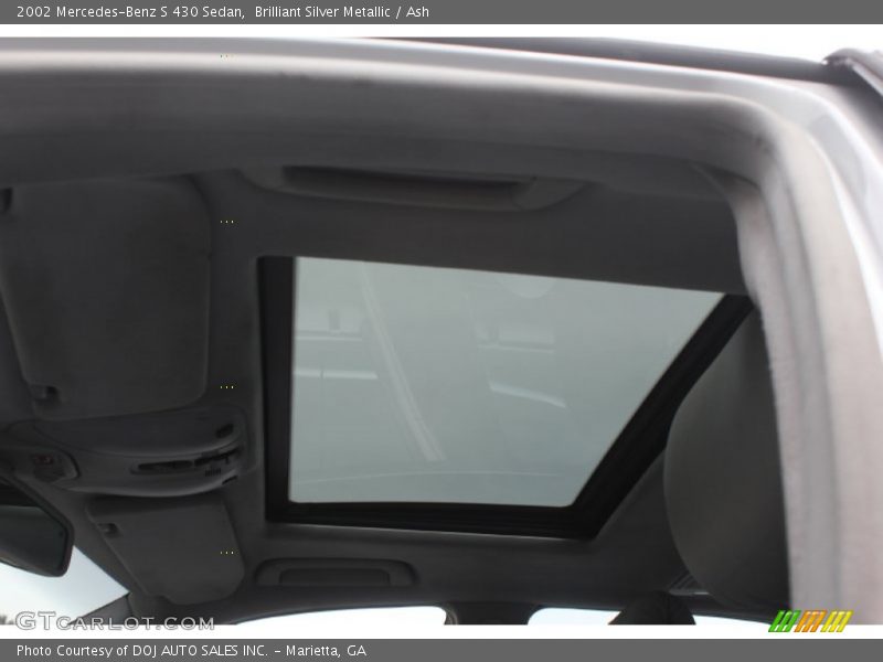 Brilliant Silver Metallic / Ash 2002 Mercedes-Benz S 430 Sedan