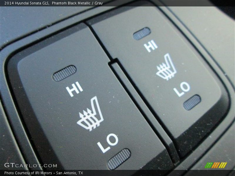 Phantom Black Metallic / Gray 2014 Hyundai Sonata GLS