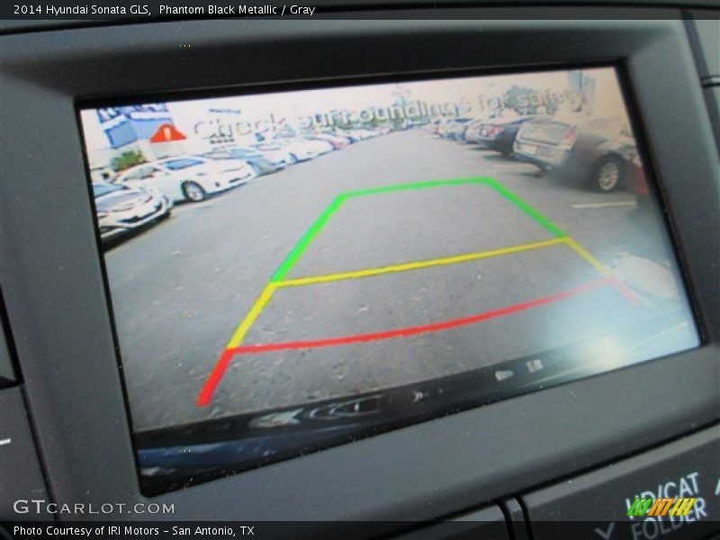 Phantom Black Metallic / Gray 2014 Hyundai Sonata GLS
