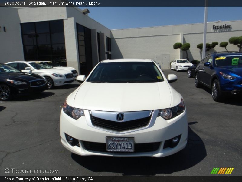Premium White Pearl / Ebony 2010 Acura TSX Sedan